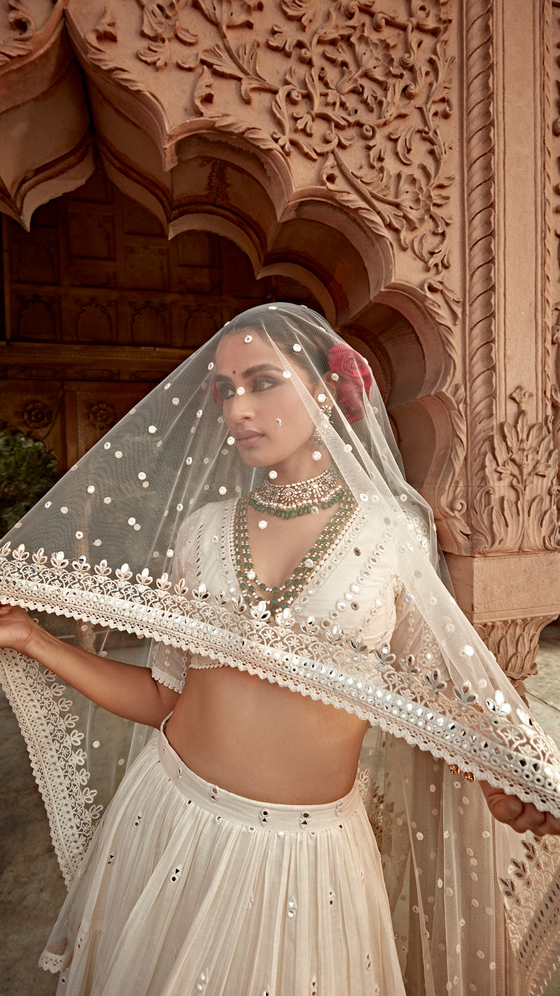 Buy designer clarette bridal lehenga set online